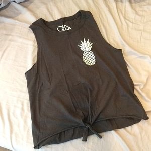 Pineapple Muscle Tank